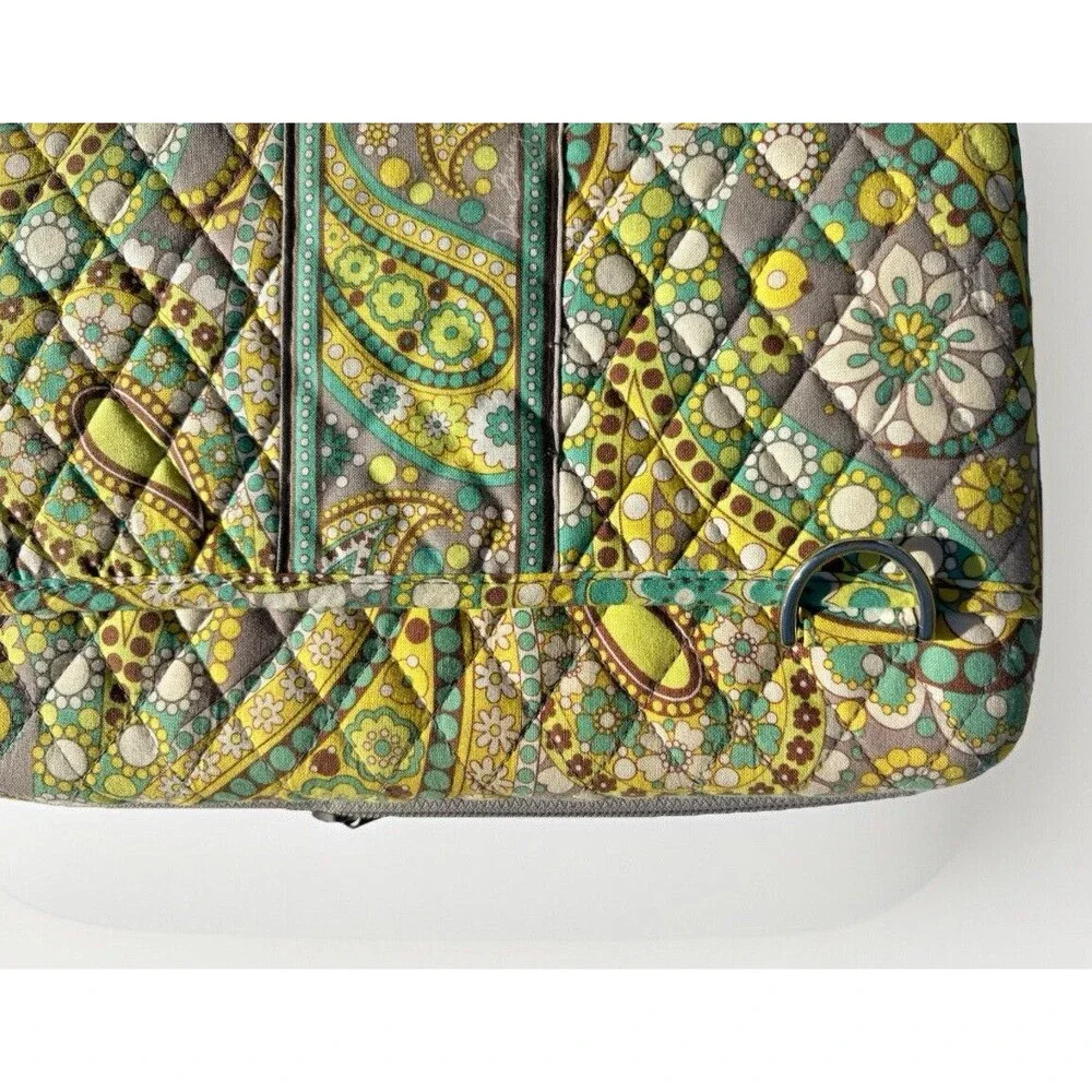 Vera Bradley Retired Lemon Parfait Turquoise Paisley mini computer Hard Case